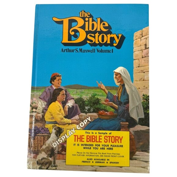 The Bible Story By Arthur S. Maxwell Volume 1 Display Sample Copy Hardcover - Picture 1 of 8